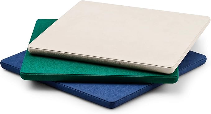 Oirlv Top Microfiber Jewelry Tray Square Nightstand Organizer Rings Earrings Necklace Trinket Storage Tray Showcase Jewelry Display (Green)