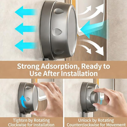 Triangle Suction Cup Shower Caddy, Corner Shower Shelves No Drilling, Aluminum Upgrade Suction Cup Shower Organizer with Towel Bar & Hooks, Heavy-Duty Strong Hold (Black, 1pc)