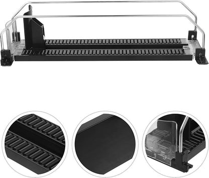 VILLCASE Beverage Thruster Drink Pusher for Refrigerator Automatic Shelf Replenishment Sliding System for 12Oz and 16Oz Cans Kitchen Pantry Display Organizer