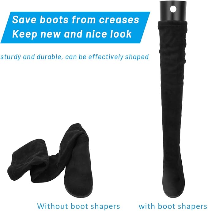 AHIER Boot Shapers - 12 Sheets for Tall Boots, 3 Sizes - 12/14/16in, Stand Up Inserts (6 Pairs)