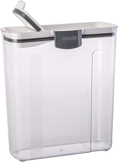 Progressive ProKeeper Cereal Storage Container, 3-Quart, Airtight Seal, Dishwasher Safe, BPA-Free Plastic (Pack of 6)