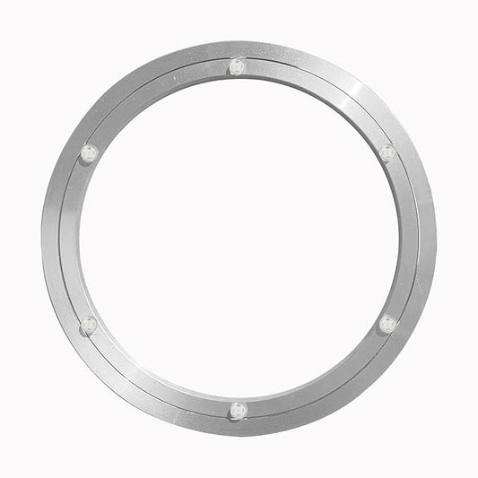 Lazy Susan Hardware Silent Non-Slip Turntable Aluminium Turntable Bearing 16 inch for Round Dining Table TV Rotating Table