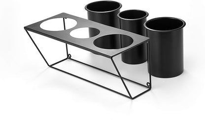 Hair Dryer Holder Hair Styling Product Care Tool Organizer Bath Supplies Accessories Tray Stand Storage Bathroom Steel Hair Dryer Holder(Black) MK470B