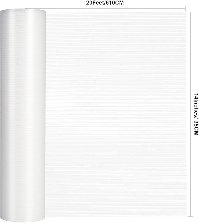 Thickened Shelf Liner, 14 in x 20 FEET Non-Slip Cabinet Liner, Washable Oil-Proof Contact Paper for Kitchen Drawer, Cabinet, Shelves, Refrigerator, Storage, Desks, Non Adhesive
