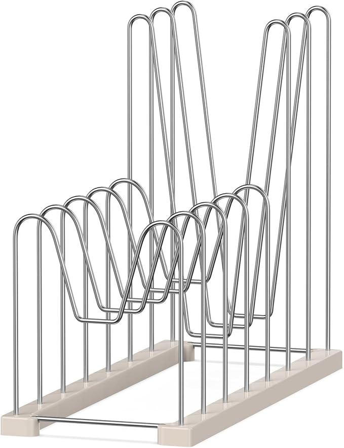SHILFID Plastic Bag Drying Rack, Reusable Bag Drying Rack for Silicone Bag & Ziploc Bag, Bottle Dryer Rack for Gloves & Glasses, Pan Lid & Cutting Board Organizer