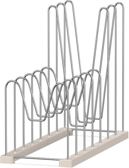 SHILFID Plastic Bag Drying Rack, Reusable Bag Drying Rack for Silicone Bag & Ziploc Bag, Bottle Dryer Rack for Gloves & Glasses, Pan Lid & Cutting Board Organizer