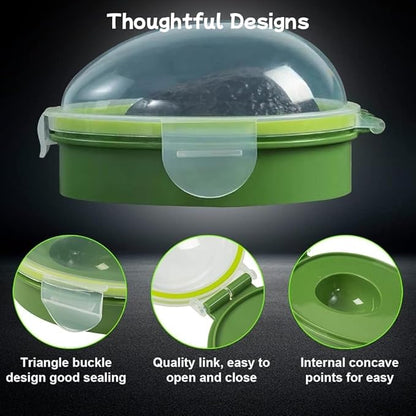 Nicerice Avocado Saver,Avocado Keeper,Avocado Fresh Saver for Fridge,Portable and Reusable Avocados Storage, Crisper to Keep Your Avocados Fresh for Days (1)