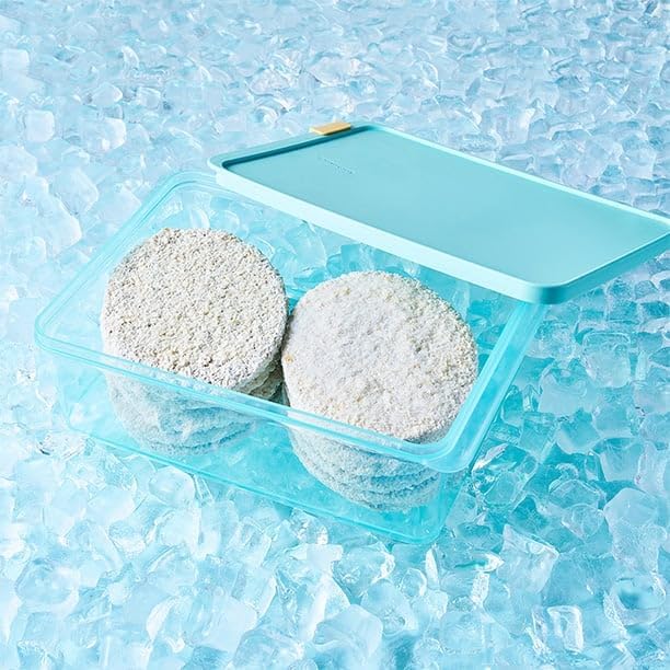 LocknLock HFL105 Freezer Fit Plastic Food Storage Container with Lid for Kitchen, Lunch, Meal Prep, and Leftovers, BPA-Free, Airtight, Leakproof, Microwave, Dishwasher-Safe, 2.2L