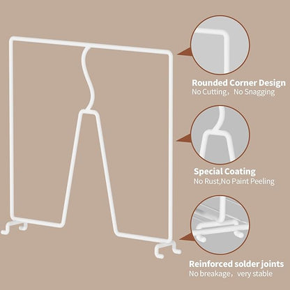 Wire Shelf Dividers for Closet: Tall 16 Pack 12-Inch Deep Adjustable Organizer for Shelves,Metal Rack Separator for Clothes, Purses & Bags，No Tool