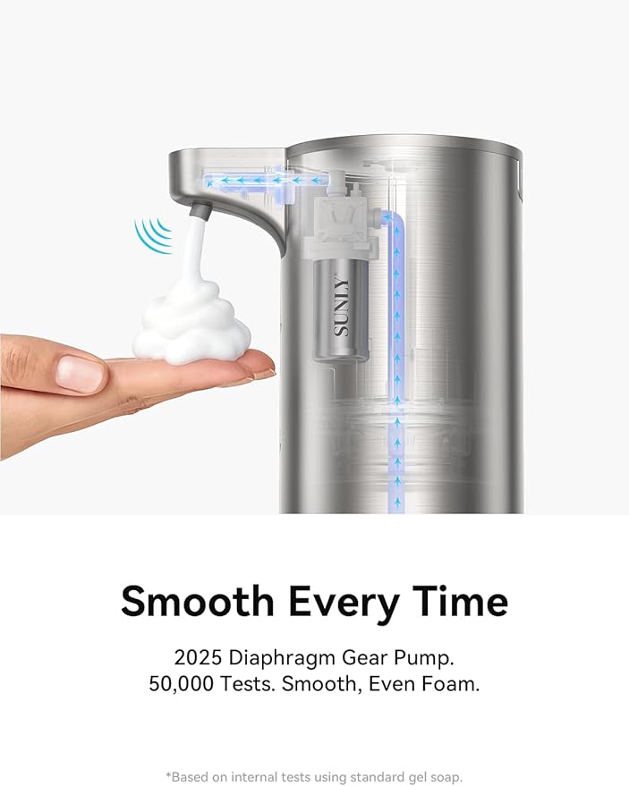 SUNLY X8 Foam Soap Dispenser (Sliver)
