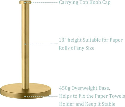 Paper Towel Holder, Gold Paper Towel Holder, Paper Towel Holder Countertop, Paper Towel Holder Gold, Paper Towel Holder Countertop Gold, Kitchen Paper Towel Holder.…