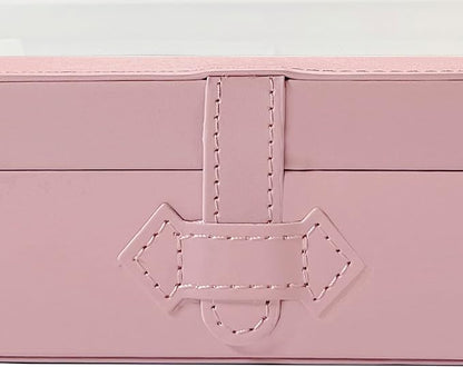 UnionPlus 8-Slots Sunglasses Case Organizer, Eyeglass Glasses Display Holder Collector, Multiple Sunglasses Storage Case, Pink