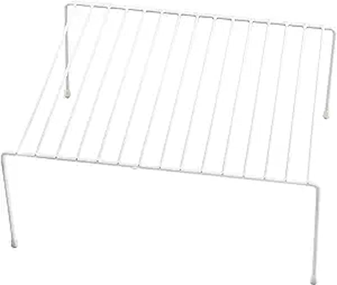 YBM Home 2555v Shelf Organizer and Storage Rack, 16"L x 9.75"W x 5.5"H, Silver