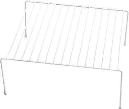 YBM Home 2555v Shelf Organizer and Storage Rack, 16"L x 9.75"W x 5.5"H, Silver