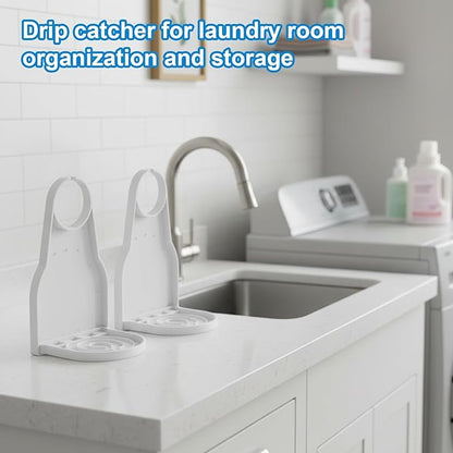 2-Pack Laundry Detergent Dispenser Set with Detergent Holder Cups