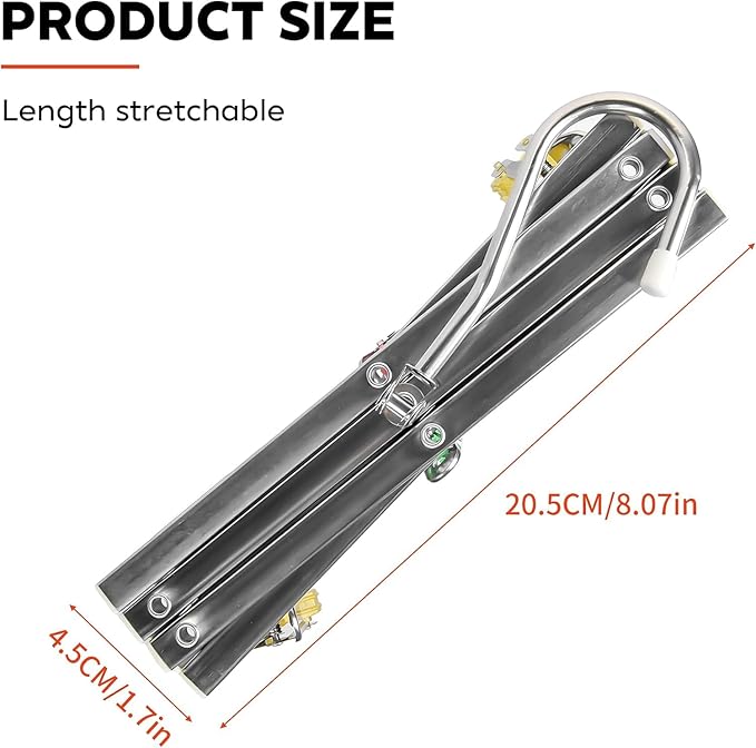 Drying Hanger, Hanging Drying Rack 2Pcs, Drip Hanger Stainless Steel with 10 Pegs for Laundry Underwear Socks, The Clips Release Quickly, Folding Portable