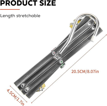 Drying Hanger, Hanging Drying Rack 2Pcs, Drip Hanger Stainless Steel with 10 Pegs for Laundry Underwear Socks, The Clips Release Quickly, Folding Portable