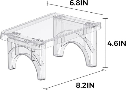 Liquid Laundry Holder, Stand for Laundry Room Organization and Storage, laundry detergent dispenser (Clear) (1Pack)