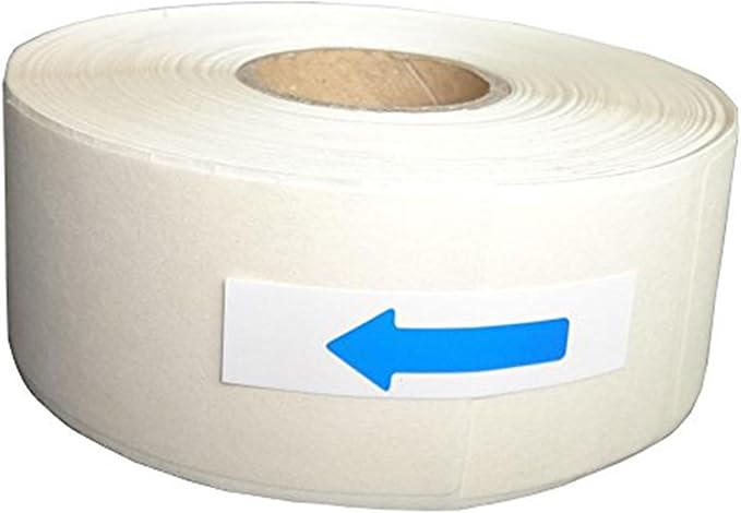L LIKED Blank White 1 x 2 Inch Dissolvable Labels for Food Rotation Prep roll of 500 (1 Rolls)