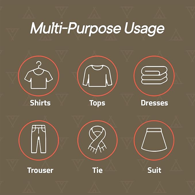 Campior Space Saving Pants Hangers 4 Pack, 6 Layer Jeans Hangers and Closet Organizer for Jeans, Scarves, & Skirts, Multi-Layer Hanger with Anti-Slip Stopper, Heavy-Duty S-Type Stainless Steel, White