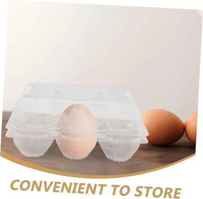 Clear Goose Egg Packaging Box 2-Slot Transparent Pvc Egg Holder for Refrigerator Storage and Safe Transport Lightweight Organizer for Gifting