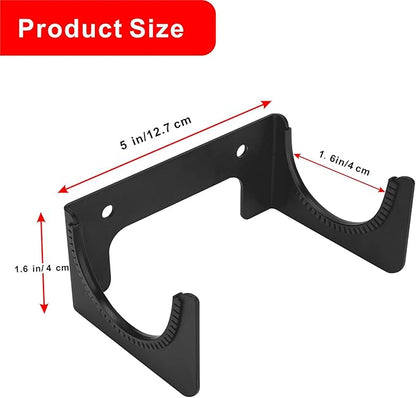 Ironing Board Holder Wall Mount, Ironing Board Hanger Y T Leg Concealed Iron Board Hook for Iaundry Rooms, Utility Rooms, Closets, Black