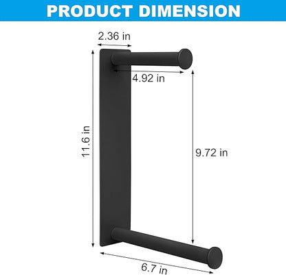 RedCall Magnetic Hanger Organizer for Washing Machine,Strong Magnet Hanger Storage Rack for Laundry Room Organization,Stacker Holder (Black)
