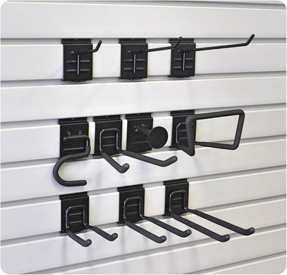 Slatwall Storage Variety 10-Hook Accessory Kit