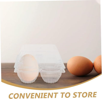 6pcs Goose Egg Packaging Box Reusable Egg Cartons Bulk Storage and Refrigertor for Bulk Orders
