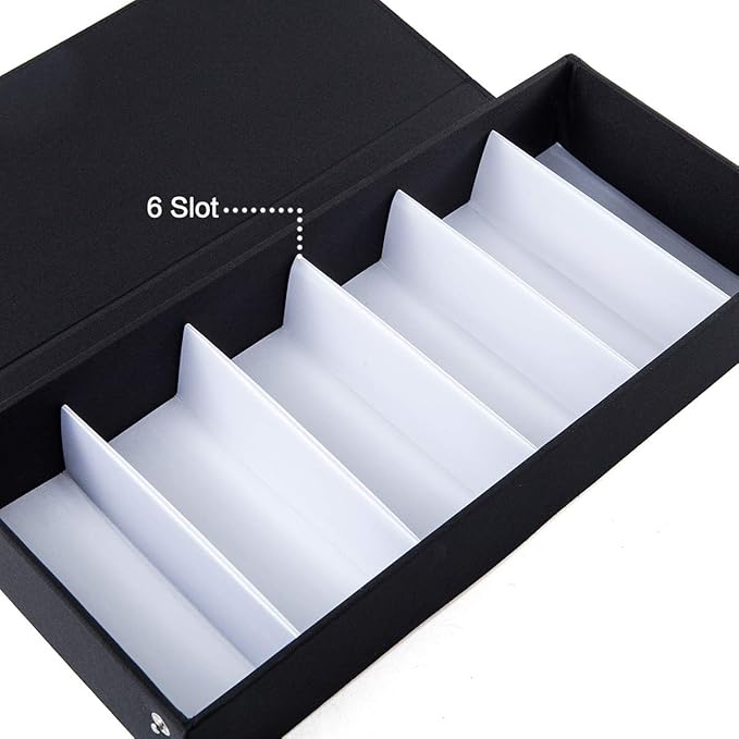 TRIUMPH VISION Sunglasses Organizer Storage Eyeglasses Holder - Multiple Glasses Case Box Eyewear Case with Lid