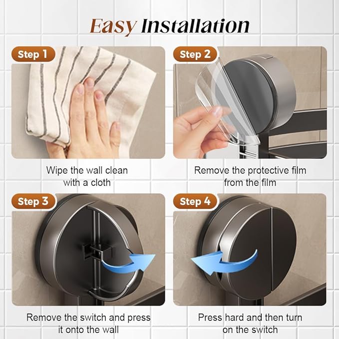 XieJY Bathroom Triangle Shelf, 2026 Upgraded Bathroom Storage Rack Corner Shower Shelves No Drilling Suction Cup Shower Organizer with Towel Bar and Hooks Removable (2, Triangular)