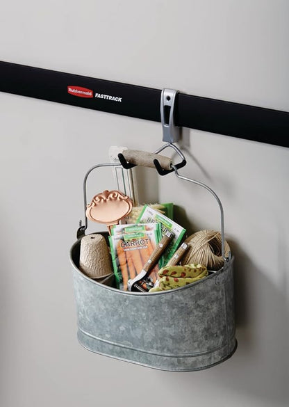 Rubbermaid FastTrack Cord Hook Garage Organization and Storage Heavy Duty Storage for Coolers/Cords/Ropes/Hoses