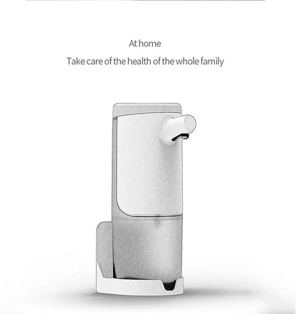 WEALTHYHEART Automatic Soap Dispenser Touchless 15.2oz with Smart Sensor, USB Rechargeable, Hands Free Soap Dispenser for Bathroom & Kitchen
