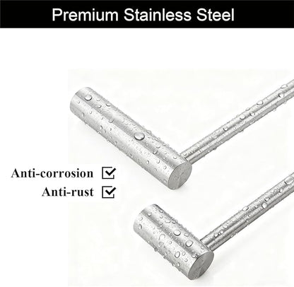 Towel Racks for Bathroom, NEWRAIN 30 inch Double Bath Towel Bar Wall Mounted, Stainless Steel Kitchen Towel Holder, Brushed Nickel Towel Rod Towel Rail Hange