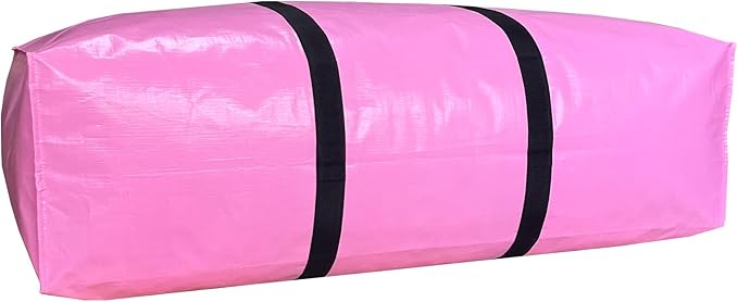 Extra Large Storage Bags, Jumbo Moving Tent Storage Bags, Waterproof Foldable Big Black XXL Duffle Bag for Travel, 42x23x13.5inch - 1PACK