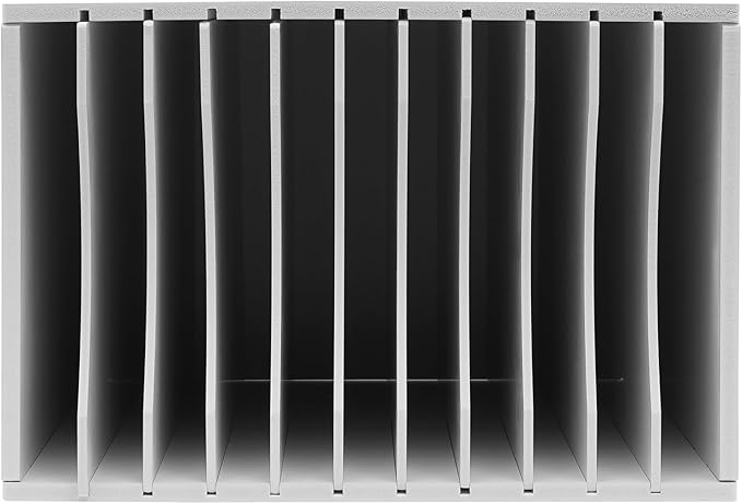 Desktop File Sorter, 11 Compartment Vertical Desktop Sorter, Literature Organizer Sorter Paper Organizer Storage File Sorter Mail Center Magazine Holder, Classroom Mailbox Paper Storage, White