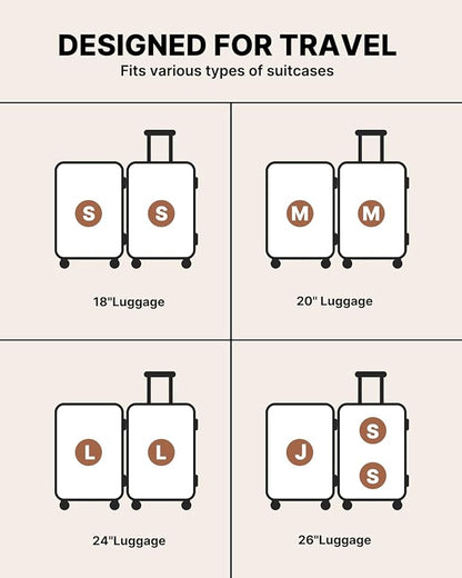 Vacuum Seal Bags for Clothing Travel, VINTAR 12 Pack Vacuum Storage Bags with Rechargeable Wireless Pump, Space Saver Bags(3 Jumbo+3 Large+3 Medium+3 Small) for Travel Luggage, Suitcase Storage