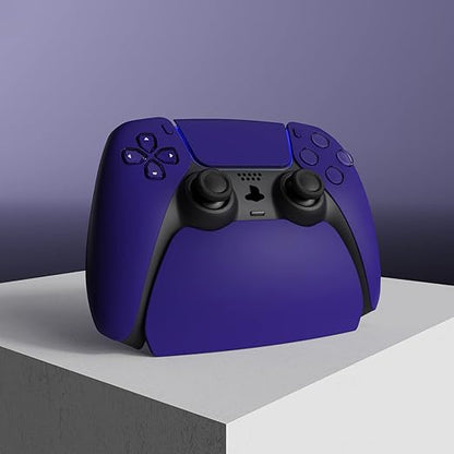 PlayVital 2 Pack Controller Display Stand for ps5, Gamepad Stand Desk Holder for ps5 Controller Accessories with Rubber Pads, Galactic Purple