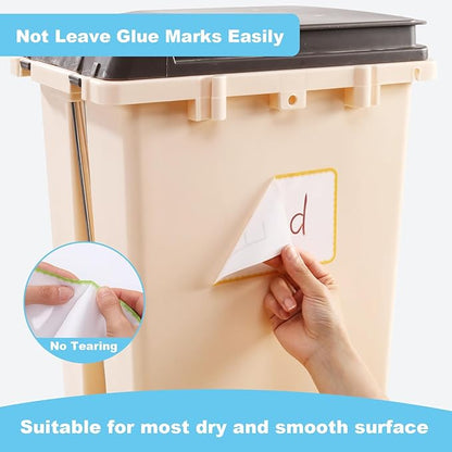 WSICSE 160 Pcs Labels for Storage Bins,6 X 4 Inch Storage Bin Labels Large Removable Labels Easy Peel Off for School Business Home