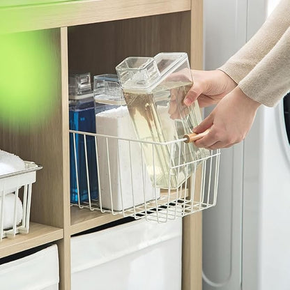 5 Pcs Laundry Detergent Bin Dispenser for Liquid Detergent Fabric Softener with Measuring