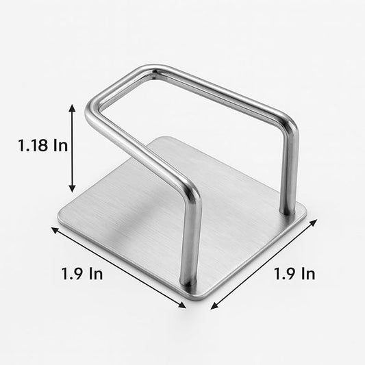 WOOFBRITE 5-Pack Adhesive Sponge Holder for Kitchen Sink Caddy Accessories， SUS304 Stainless Steel, Quick Drying