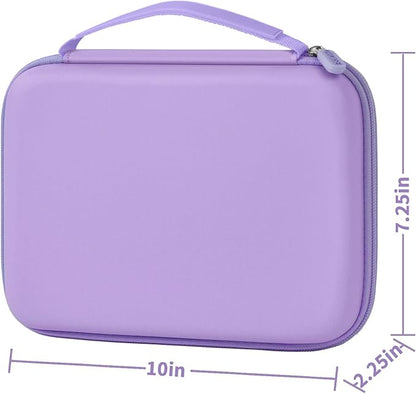 GWCASE Ring Organizer Storage Case - Jewelry Ring Display Collector Box with 42 Slots. Rings Tray Holder Showcase Fits for 50+ Rings, Earrings, Brooches and Cufflinks (Box Only)-Purple