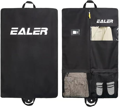 Ealer HAG301 Hockey Individual Garment Bag, Heavy Duty Hanging Travel Bag - Black Suit Bag
