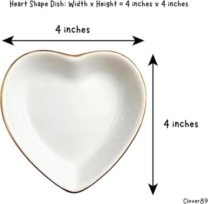 Clover89 To My Mom Ring Dish Gifts-Mother's Day Gifts for Mom From Daughter-Ceramic Ring Dish Jewelry Tray,Birthday,Wedding,Engagement,Christmas,Thanksgiving Day Gifts for Mother
