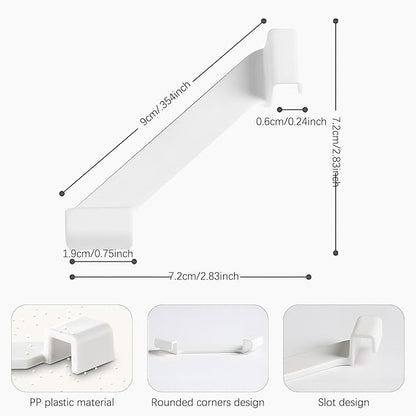 AGLOO 20Pcs Storage Box Stacking Support, Plastic Bins, Wire Baskets – Pile Up Organizer for Plastic Bins, Wire Baskets – Home Office Bedroom Kitchen Storage Solutions