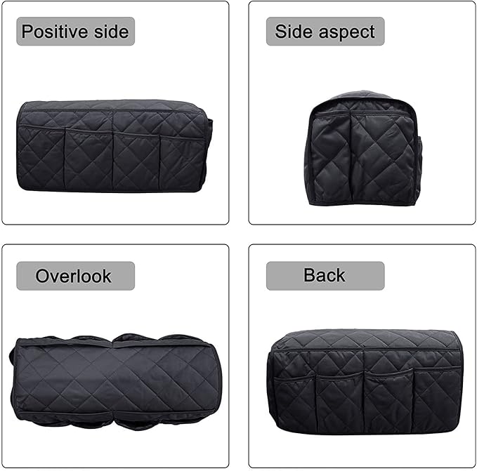 Benuomi Sofa Armrest Organizer Waterproof Armchair Caddy Remote Control Holder for Recliner Non Slip Recliner Organizer Chair Arm Organizer with 14 Pockets for TV Remotes Caddy, Book, Magazines, Ipad