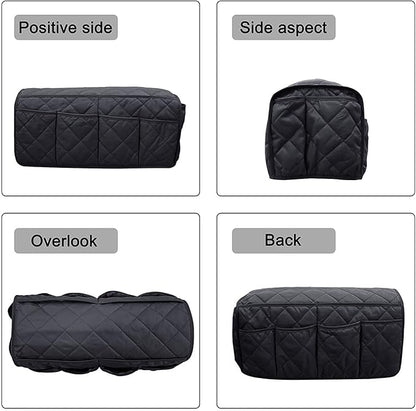 Benuomi Sofa Armrest Organizer Waterproof Armchair Caddy Remote Control Holder for Recliner Non Slip Recliner Organizer Chair Arm Organizer with 14 Pockets for TV Remotes Caddy, Book, Magazines, Ipad