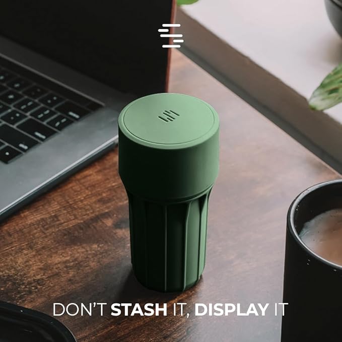 Staze Preserve Vacuum Sealed Storage Jars (148ml) | Herb Storage & Food Storage Container with Protection -(MARSH)
