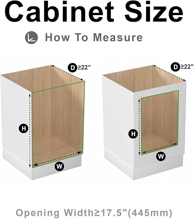Pull Out Cabinet Organizer, (17½"W x 20"D), Soft Close Pull Out Cabient Drawer, Slide Out Cabient Organizer for Kitchen Base Cabinet, Pot and Pan Organization, Pantry Organization, Wire Basket