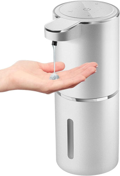 Gotofine Automatic Liquid Soap Dispenser,4-Level Adjustable, Wall Mount,USB Rechargeable,12.8oz/ 380ml,Touchless Hand & Dish Soap Dispenser for Bathroom, Kitchen,Hotel, Restaurant